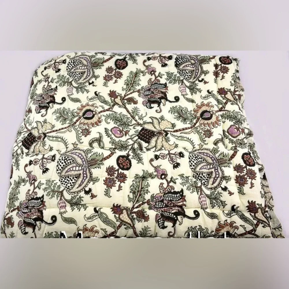 🤩🤩2PCS NWT Roller Rabbit Amanda Queen Size Quilt Sage 100% Cotton (MSRP $420)